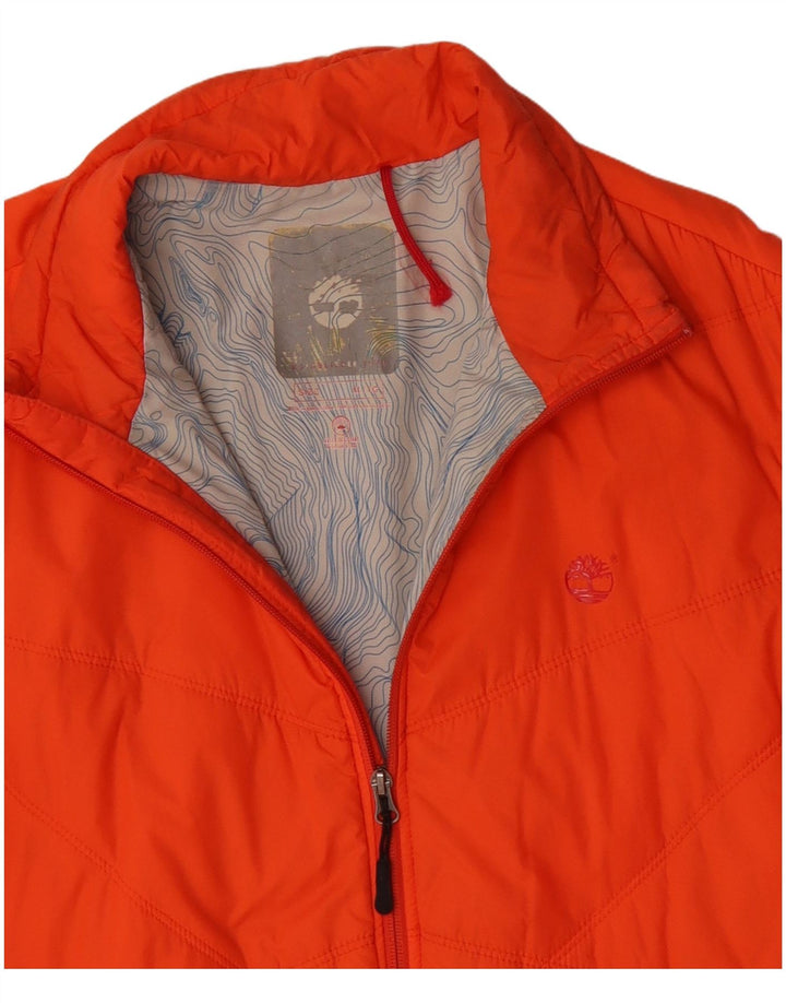 TIMBERLAND Chaqueta acolchada para hombre ES 42 XL Naranja Nylon
