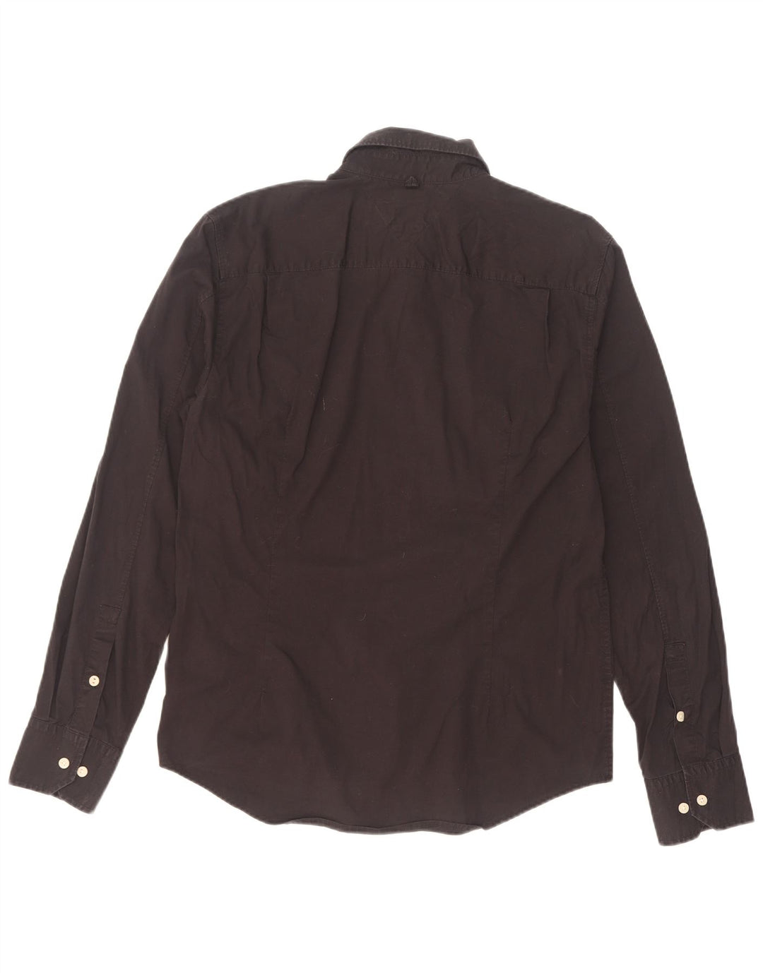 Camisa Tommy Hilfiger Hombre Grande Algodón Negro