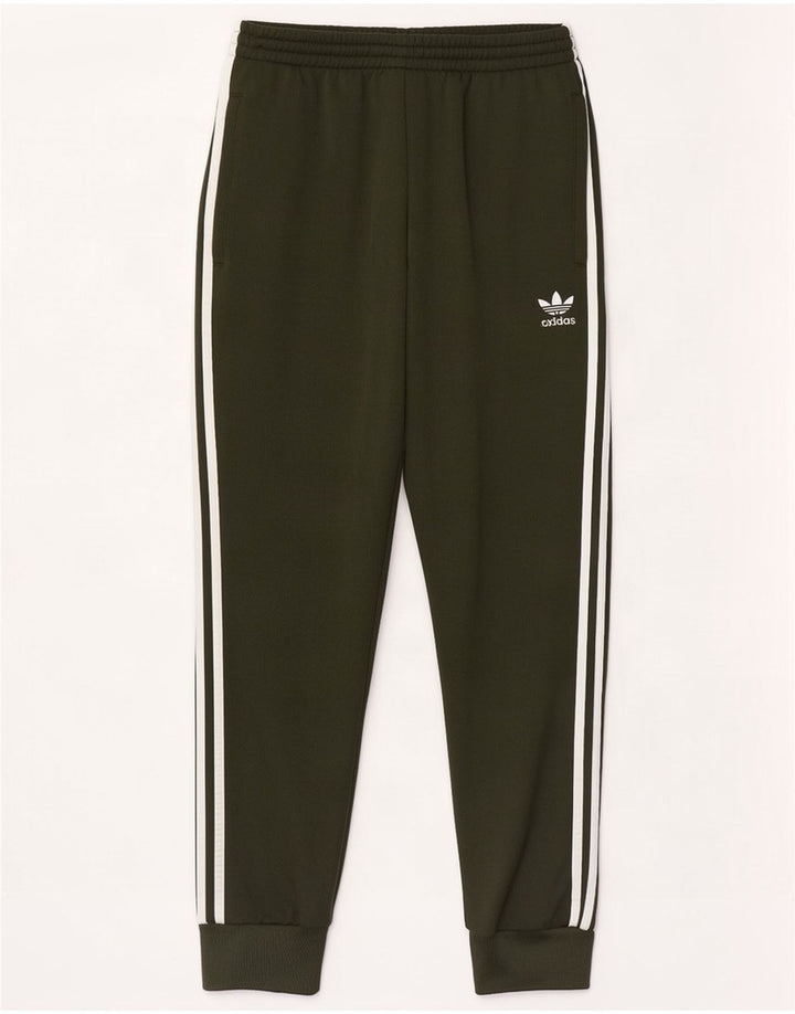 Adidas Hombre Pantalones De Chándal Joggers Verde Medio Poliéster