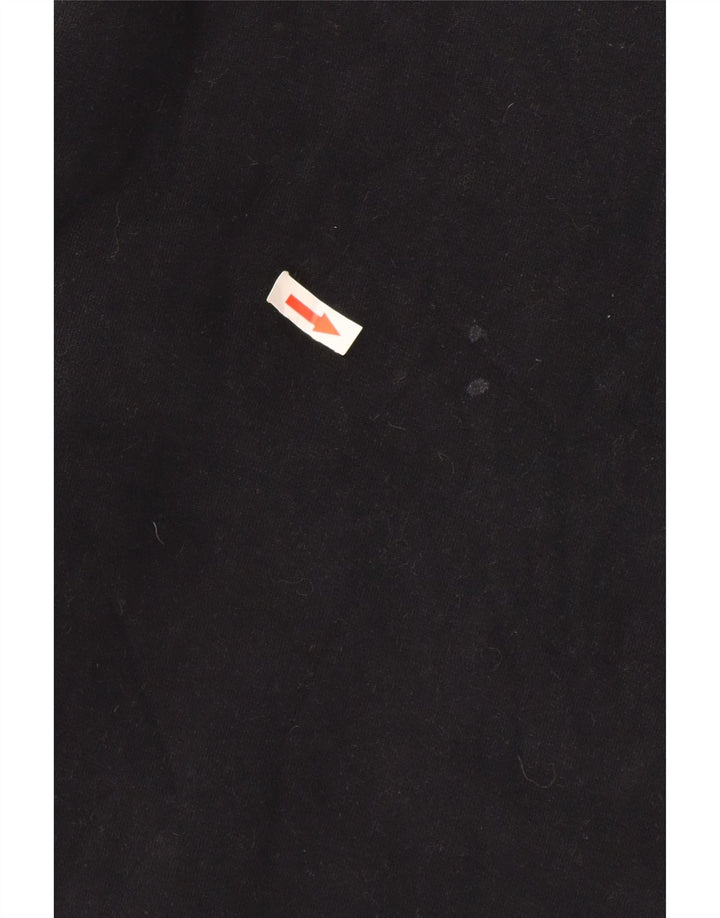 Calvin Klein Jeans Sudadera gráfica para mujer Jumper UK 12 Mediano Negro