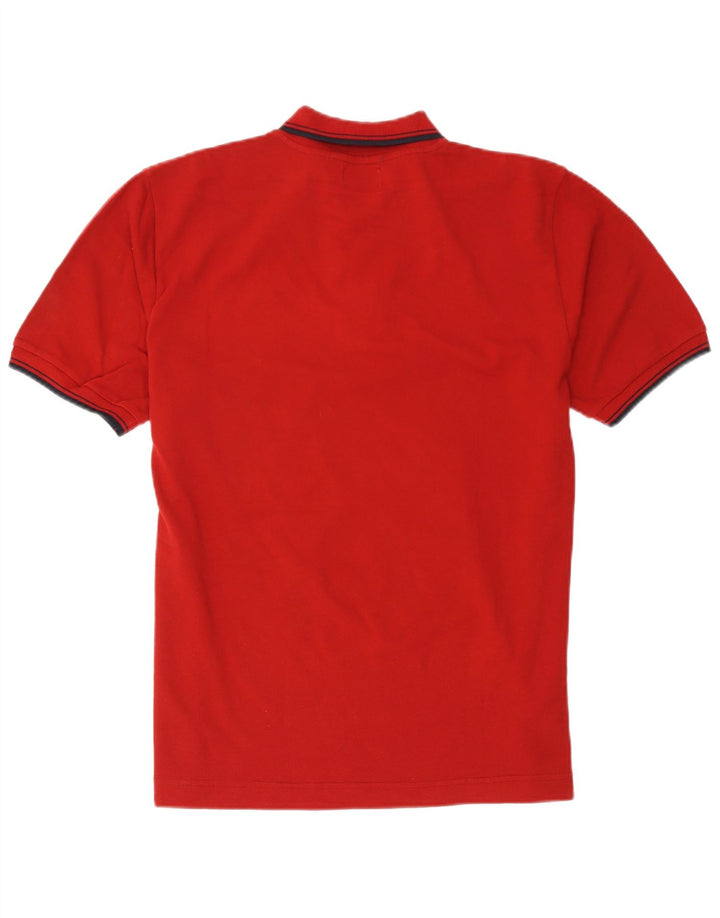Kappa Polo Hombre Grande Rojo Algodón