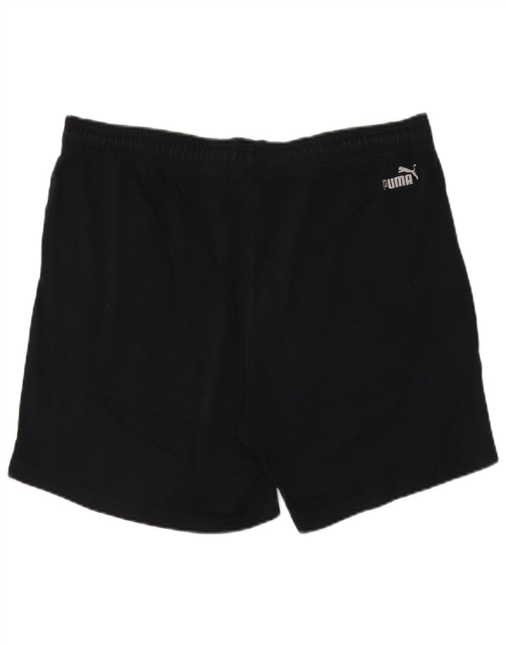 Puma Pantalones cortos deportivos gráficos para hombre XL Poliéster negro
