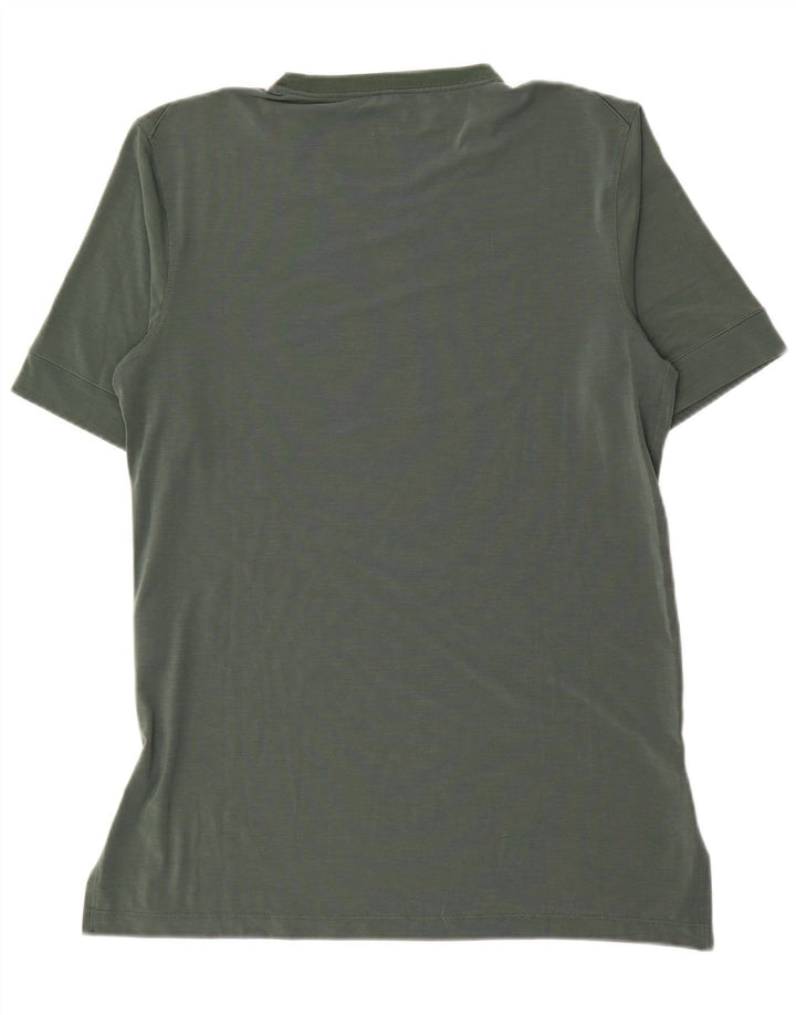 Camiseta Nike Dri Fit para hombre Top poliéster verde medio