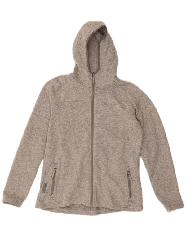 Mountain Warehouse Suéter con capucha y cremallera para mujer UK 44 Poliéster gris grande