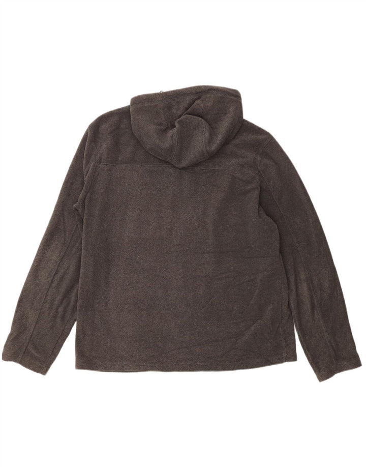 MOUNTAIN WAREHOUSE Suéter con capucha y cremallera para hombre Poliéster gris grande