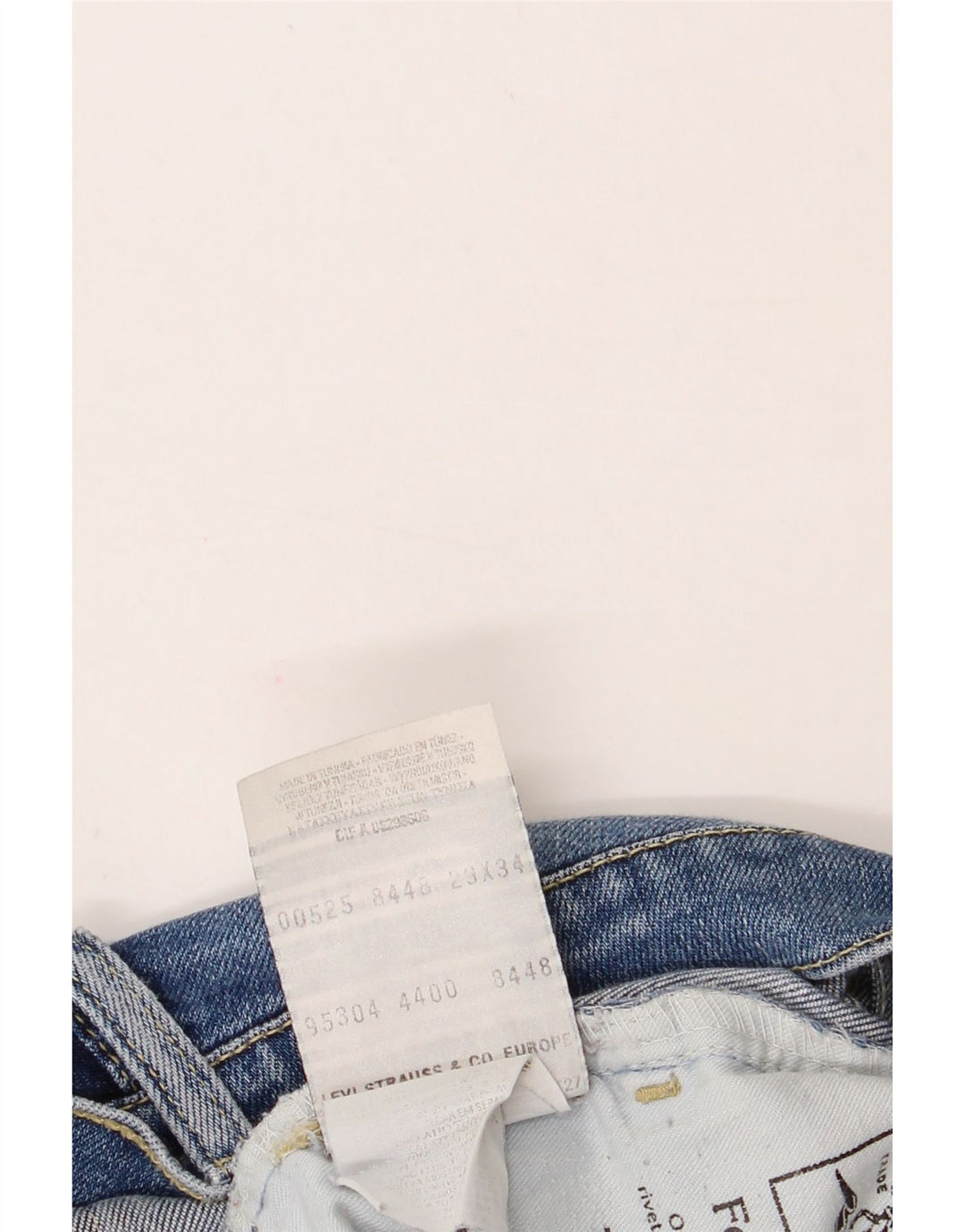LEVI'S Womens Slim Jeans W29 L31 Blue Cotton Vintage Levi's and Second-Hand Levi's from Messina Hembry 