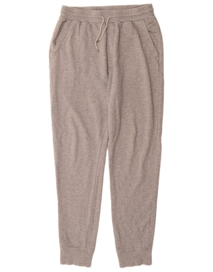Pantalones de chándal HUGO BOSS Hombre Joggers Gris Medio Algodón