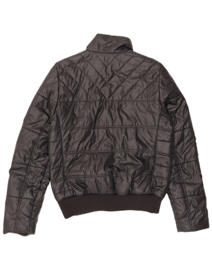 ADIDAS Chaqueta acolchada para mujer UK 44 Mediana Negro Poliéster