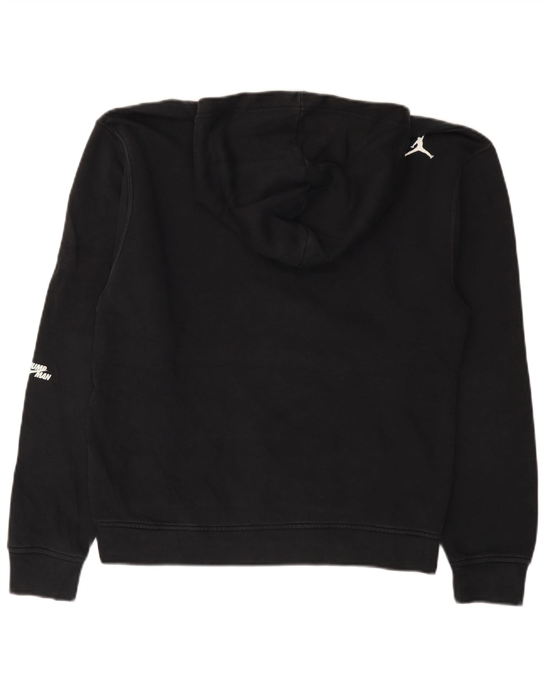 Jordan - Sudadera con capucha para hombre, diseño gráfico, talla pequeña, algodón negro