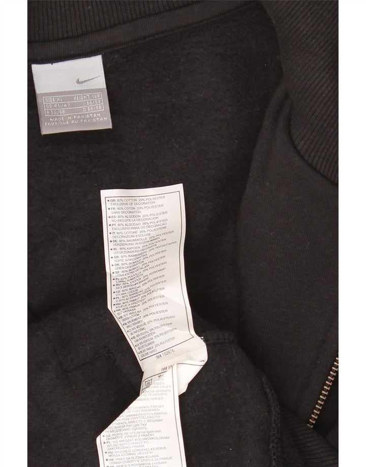 NIKE - Chaqueta de chándal para hombre, talla 45/47, color negro, algodón