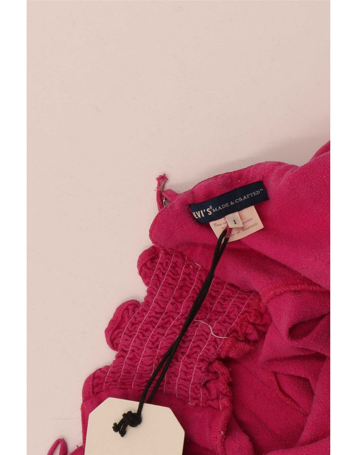 Levi's Top corto de tirantes para mujer US 1 XS Rosa