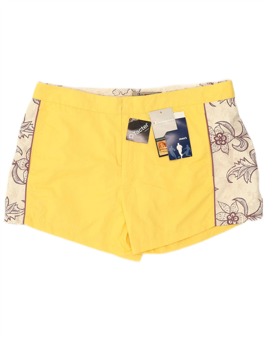 Champion Bañador Gráfico Hombre XL Poliamida Floral Amarillo