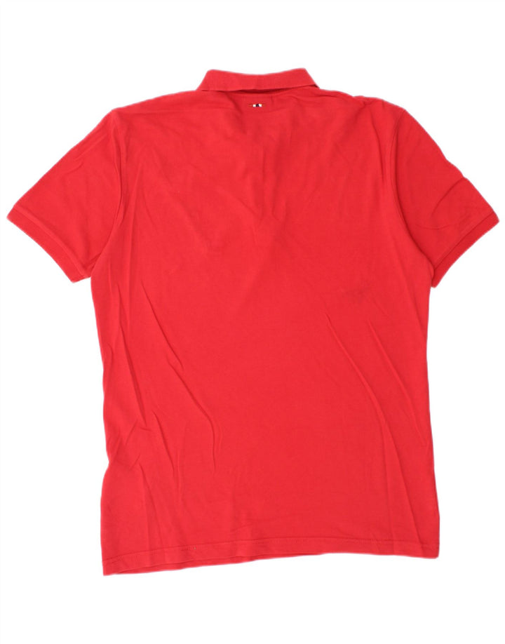 Napapijri Polo Hombre Algodón Rojo Medio