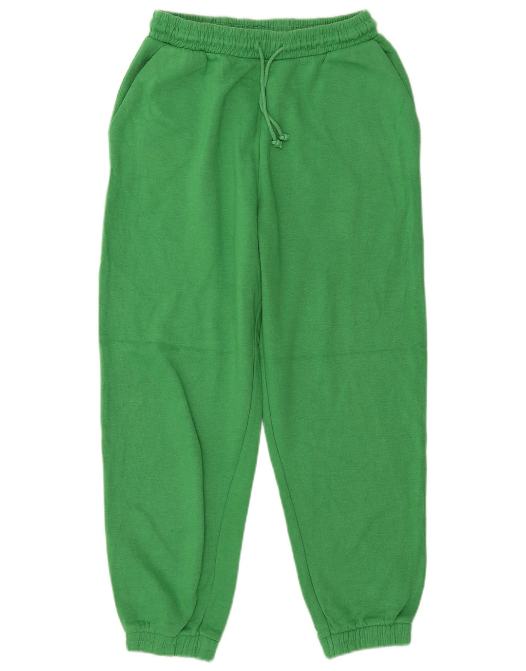 Zara Mujer Pantalón Chándal Joggers UK 44 Poliéster Verde Medio