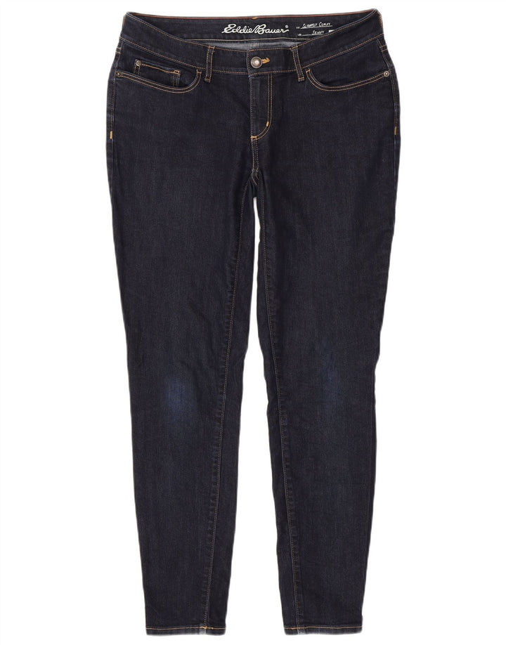 Eddie Bauer Jeans ajustados para mujer US 6 Medium W32 L29 Azul marino