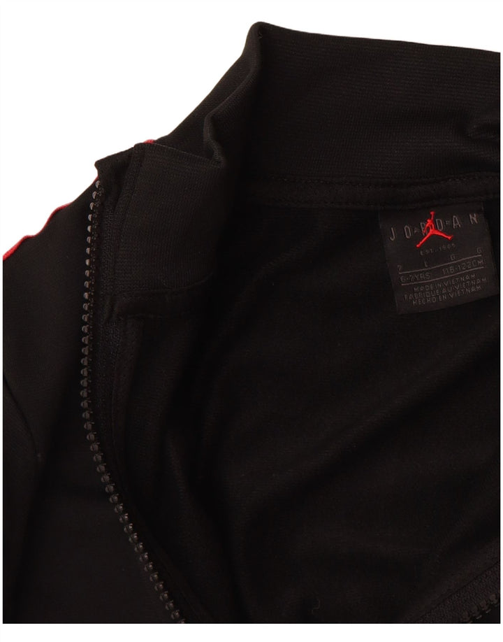 JORDAN Chaqueta de chándal con gráfico para niños 6-7 años Negro