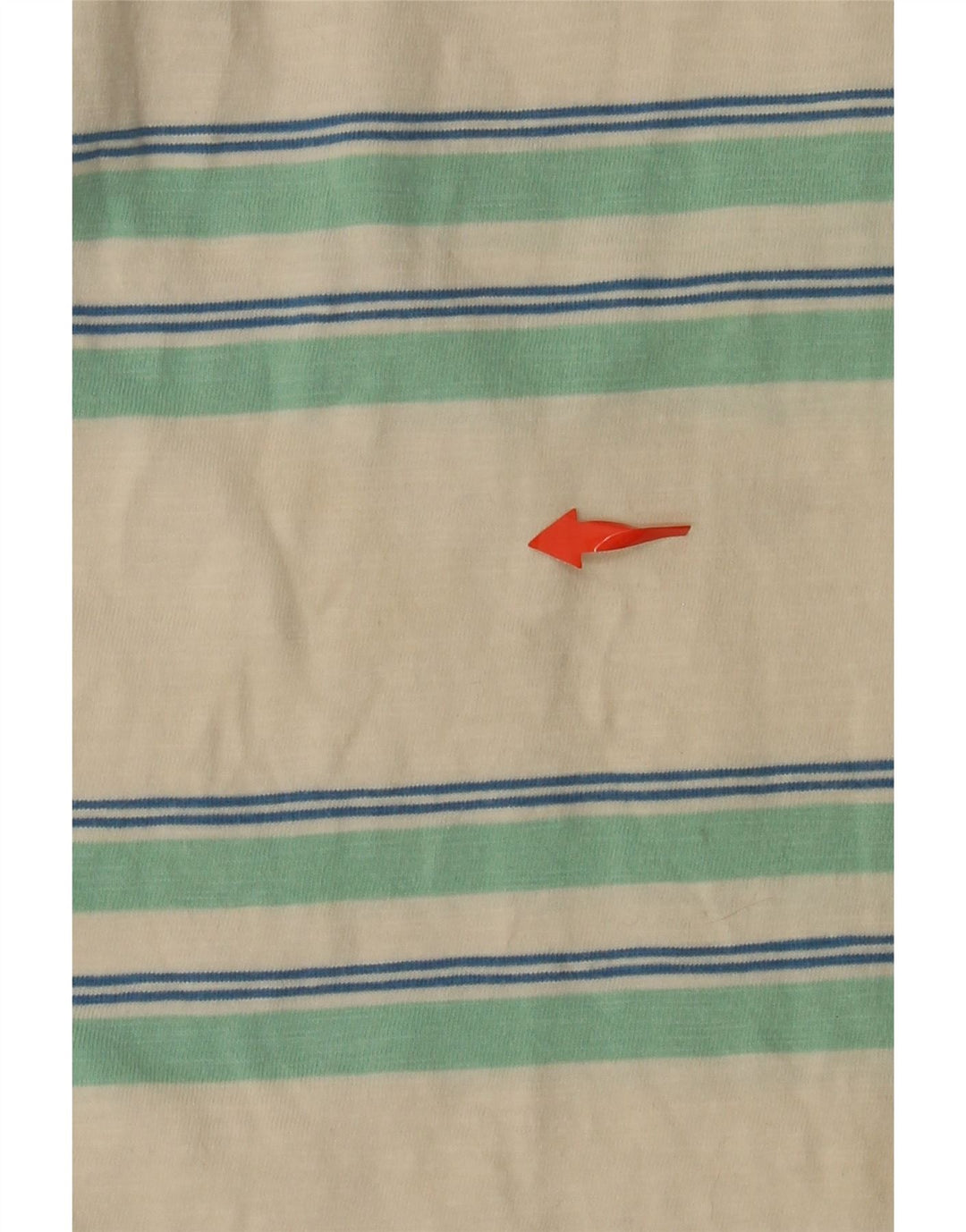 FARAH Camiseta para Hombre Top Medium Blanco Roto De Algodón A Rayas