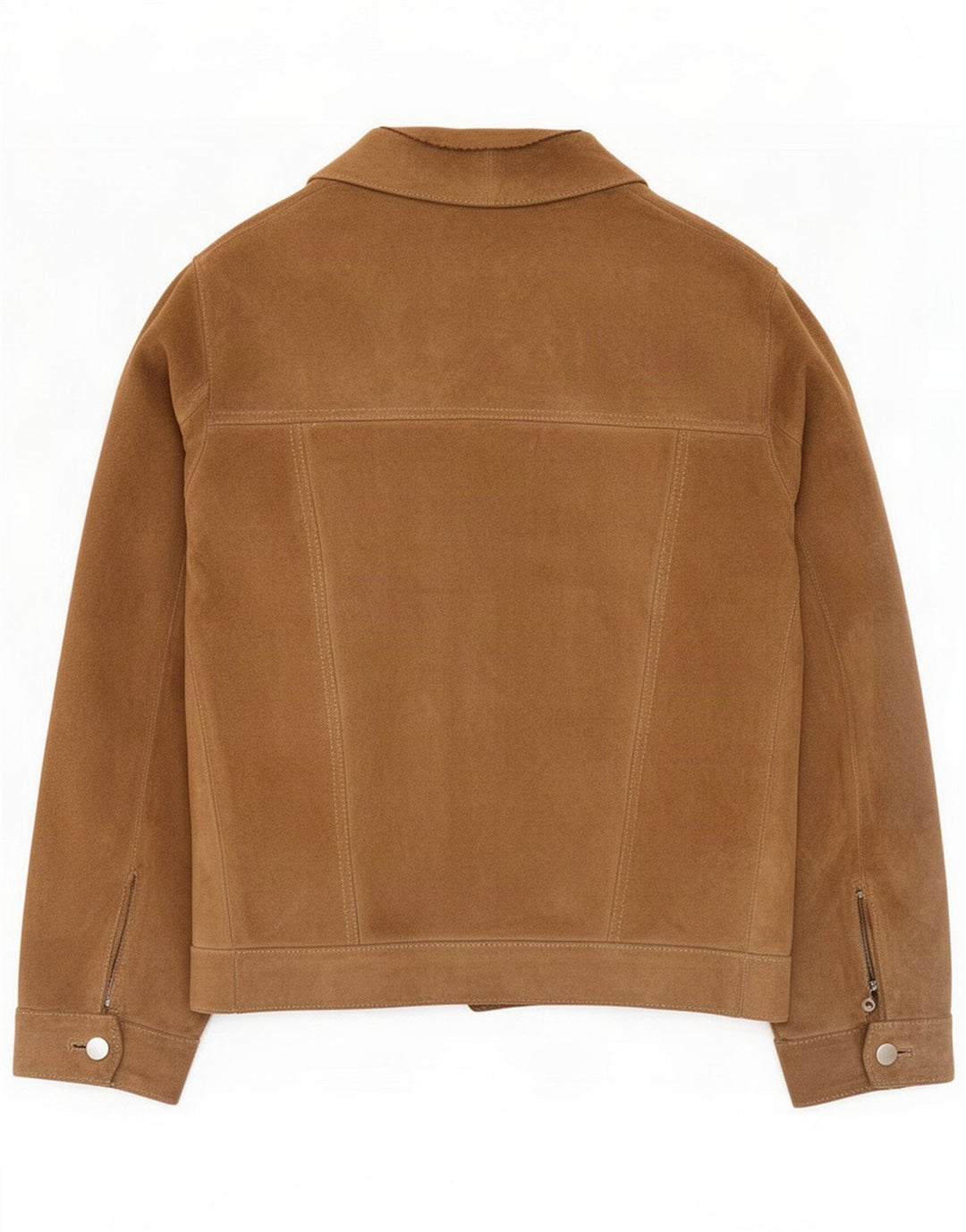 Chaqueta de ante vintage para hombre IT 46 Small Brown