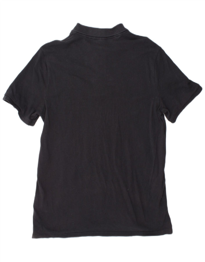 Polo Nike Hombre Grande Negro Algodón