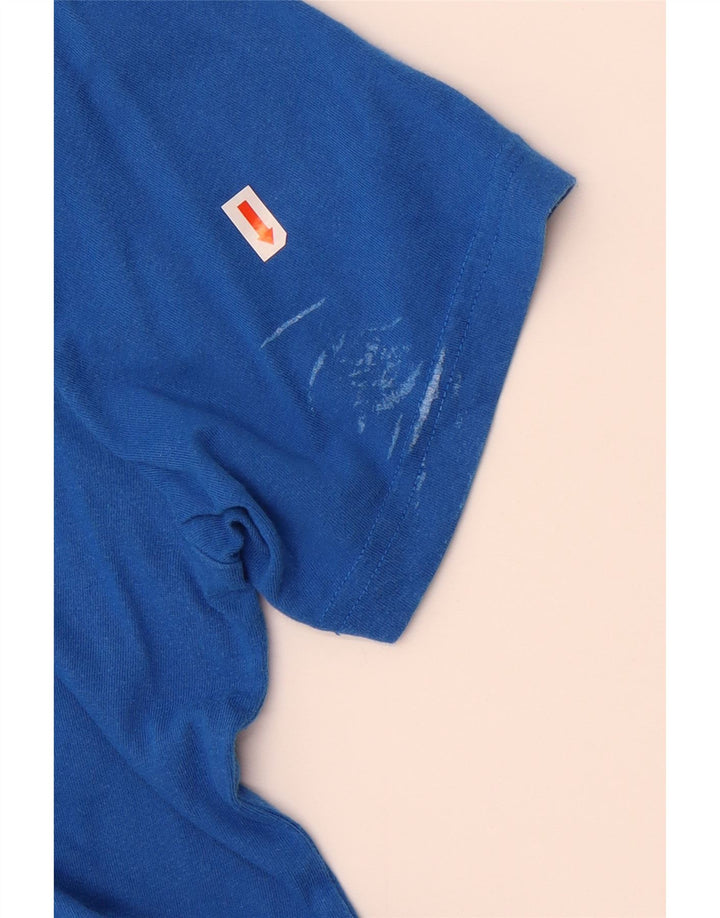 Jack Wills - Camiseta de corte clásico para hombre, color azul medio, algodón