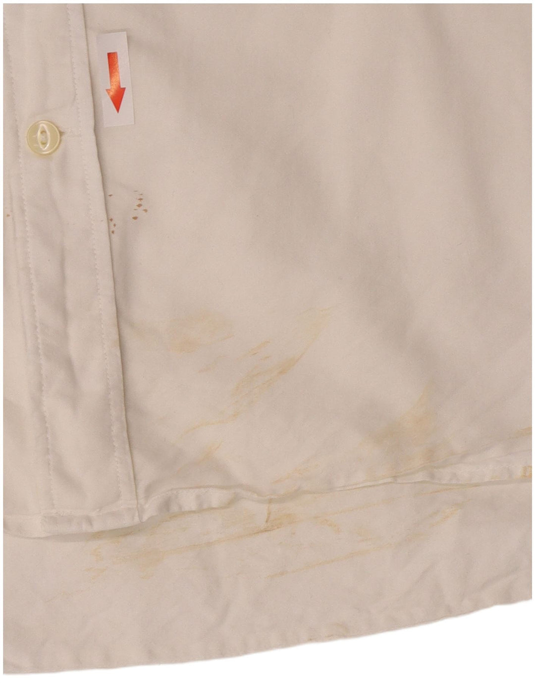 Gant Camisa ajustada para hombre XL Algodón a rayas blancas