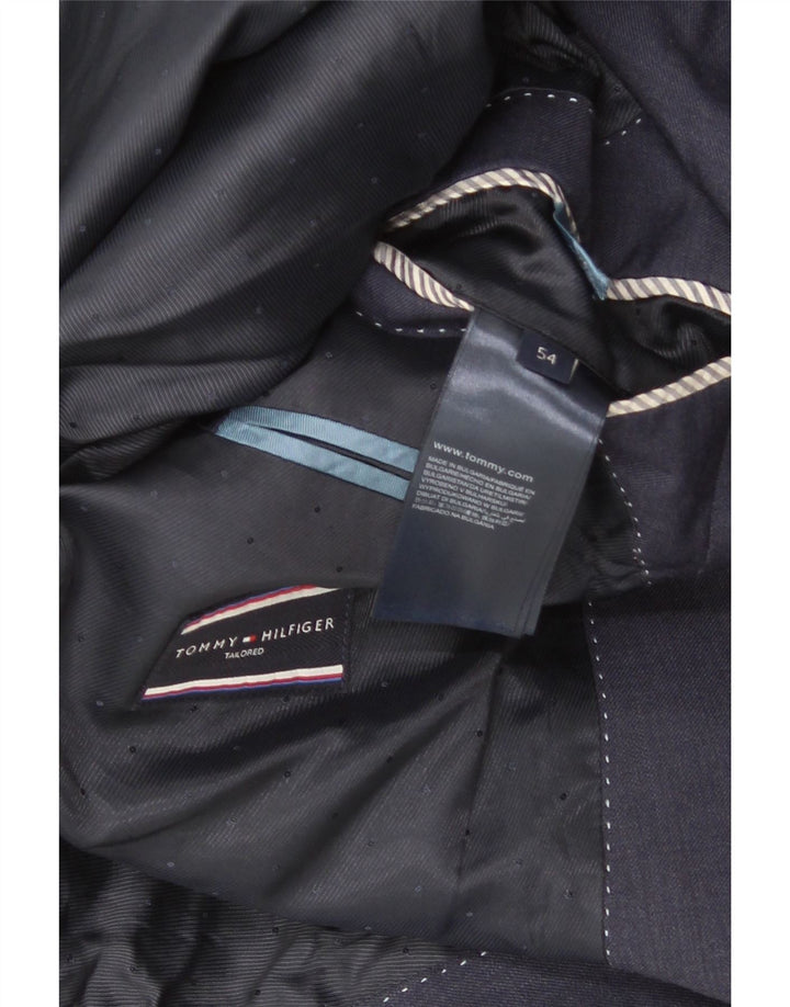 Tommy Hilfiger Chaqueta tipo blazer de 2 botones para hombre IT 54 2XL Azul marino