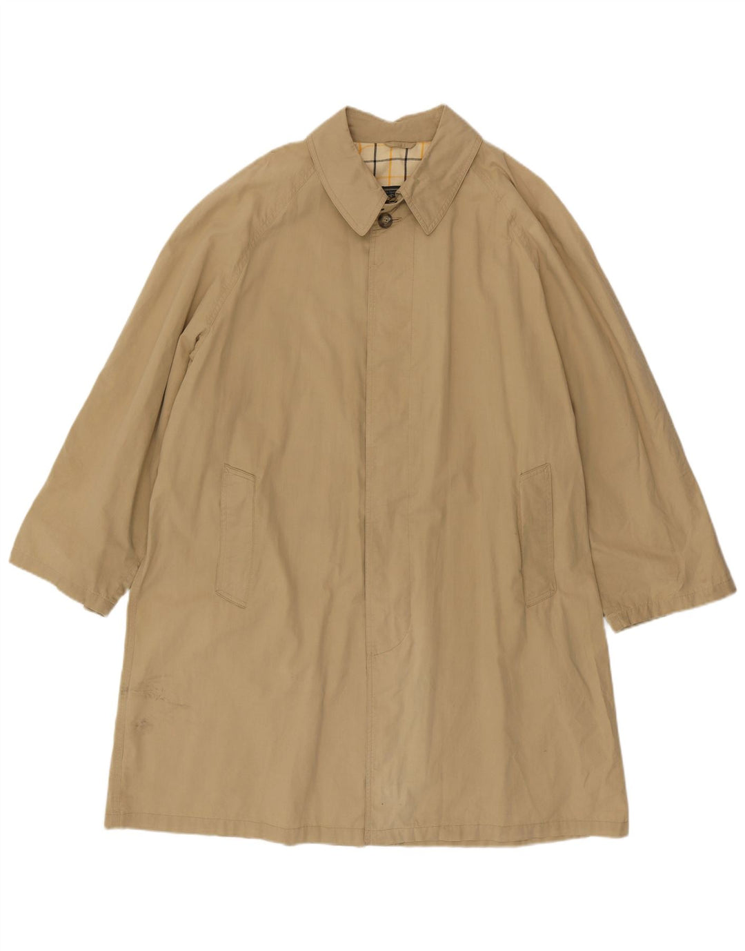BOOGIE Abrigo para hombre IT 50 Grande Algodón beige