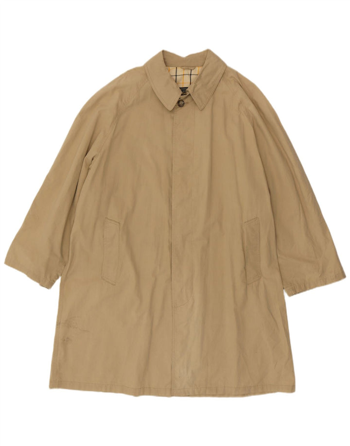 BOOGIE Abrigo para hombre IT 50 Grande Algodón beige