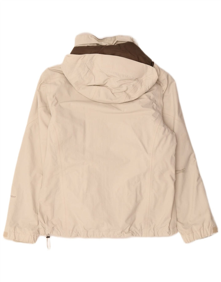 The North Face Chaqueta cortavientos para mujer UK 40 Mediano Off White Poliéster