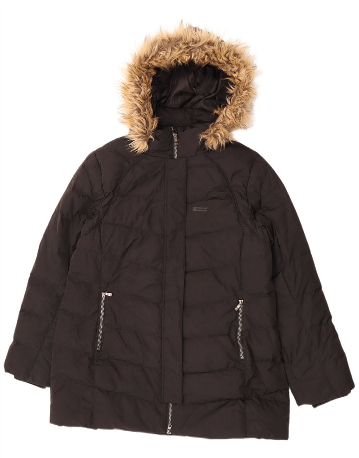 Abrigo acolchado con capucha para mujer Mountain Warehouse ES 40 XL Poliéster negro
