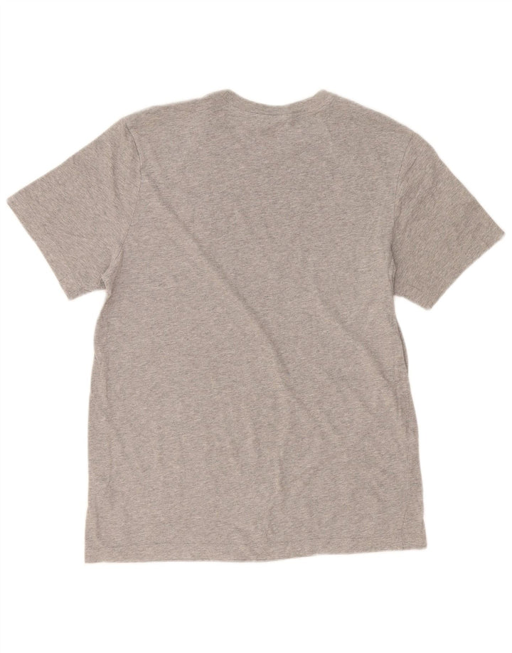 Nike The Tee Camiseta para Hombre Top Gris Medio Algodón