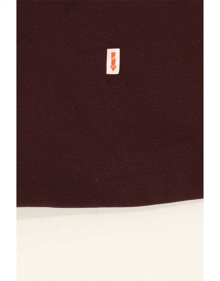 Chaleco abierto ZARA Mujer UK 10 Small Granate Poliéster