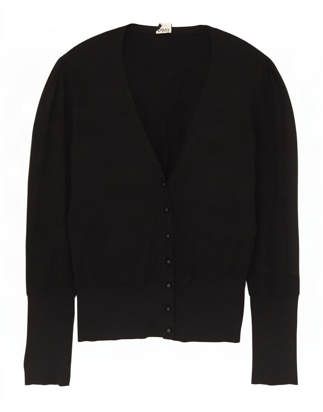 Oasis - Cárdigan para mujer, talla 40, algodón negro mediano