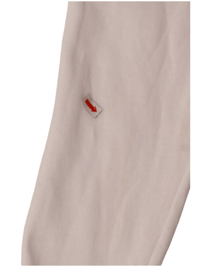 FILA - Sudadera con cuello y cremallera para mujer, talla grande, algodón blanco