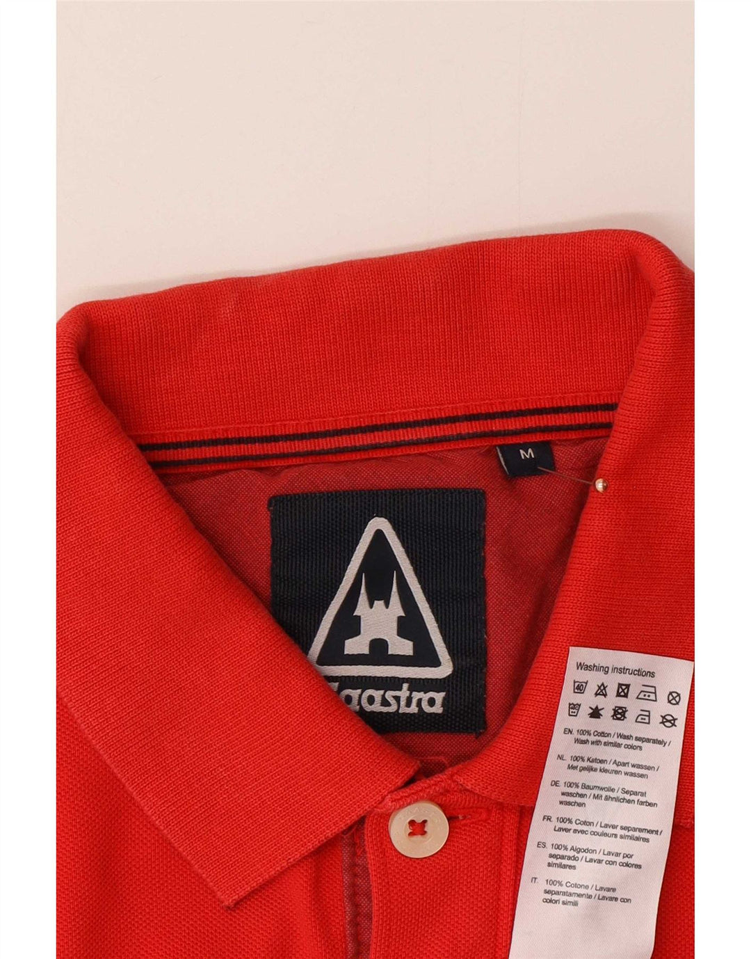 Polo Gaastra Hombre Algodón Rojo Medio