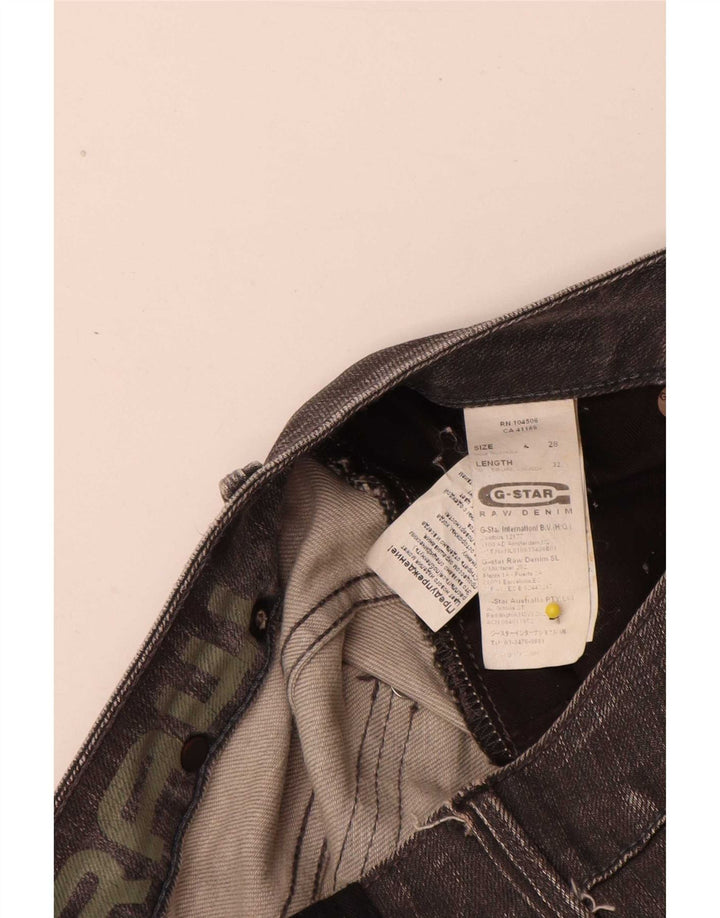 Vaqueros ajustados para mujer G-Star W28 L32 Algodón gris