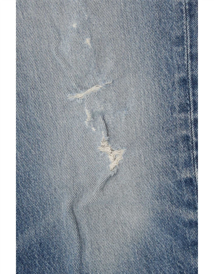 Vaqueros rectos desgastados para hombre Levi's W32 L30 Algodón azul