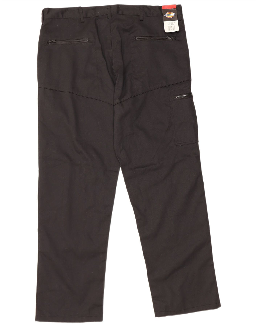 DICKIES Pantalón cargo recto para hombre W38 L30 Poliéster negro
