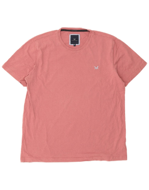 Crew Clothing Camiseta para hombre Top XL Algodón rosa