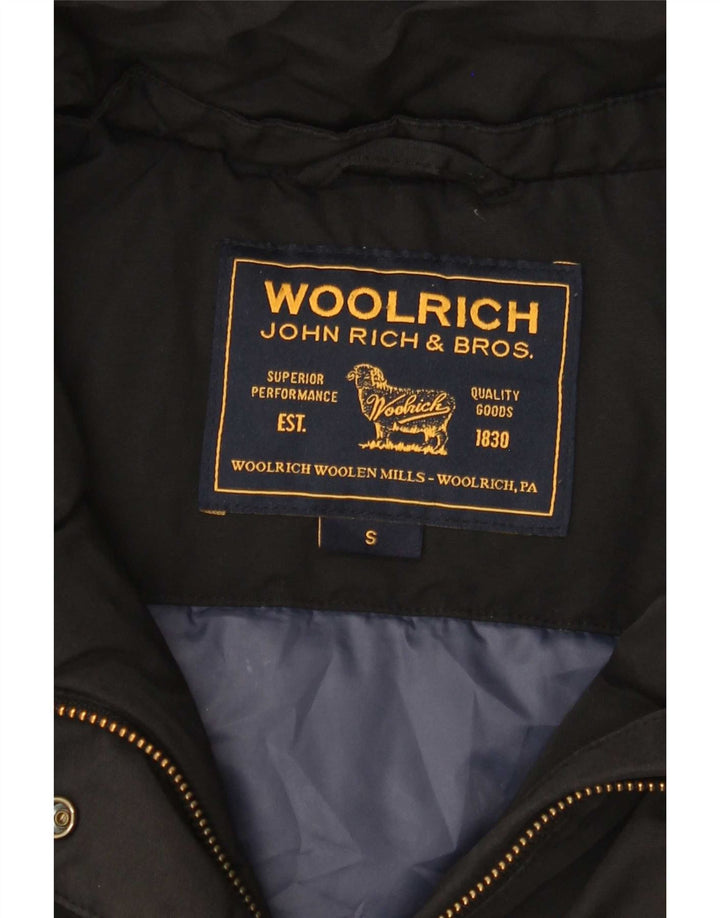 Woolrich Abrigo acolchado para mujer Reino Unido 10 Pequeño Negro