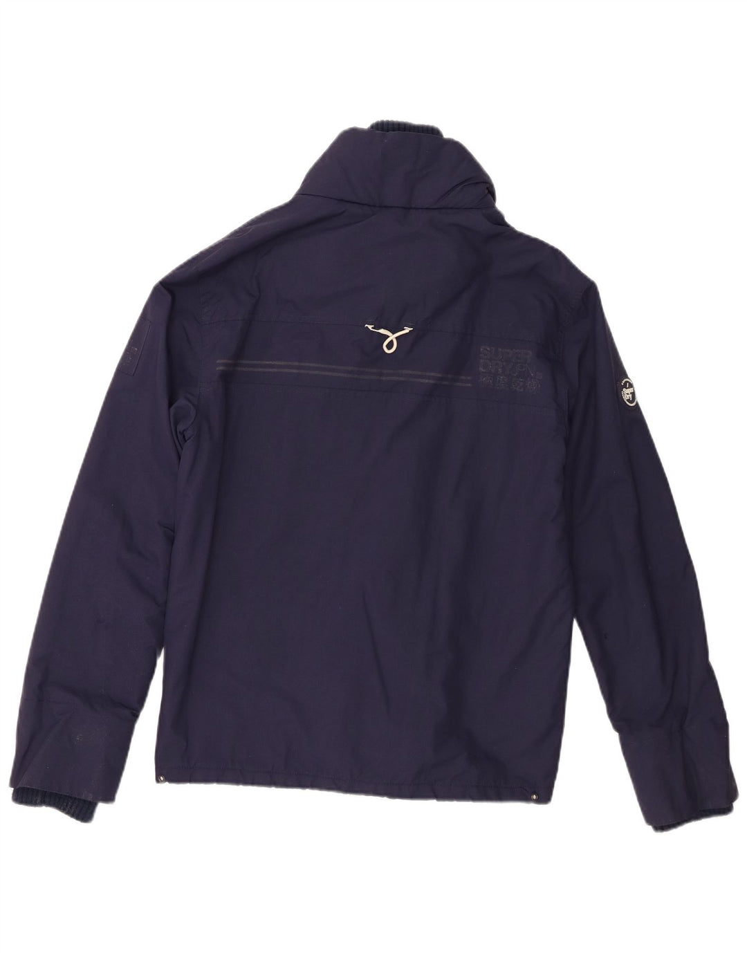 Superdry Chaqueta Cortavientos Windtrekker para Mujer UK 40 Small Azul Marino