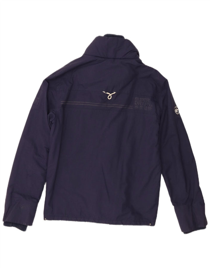 Superdry Chaqueta Cortavientos Windtrekker para Mujer UK 40 Small Azul Marino