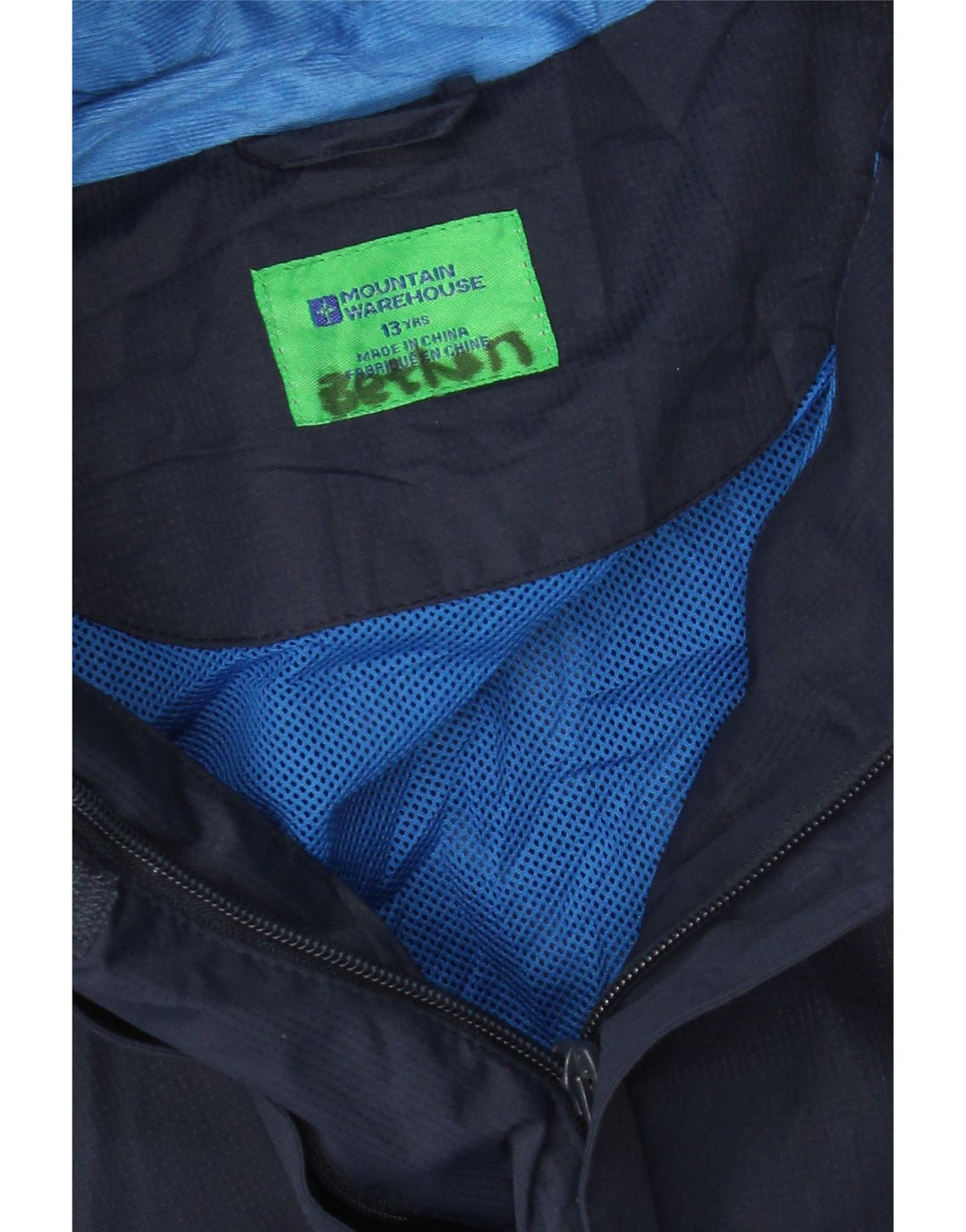 Mountain Warehouse Chaqueta impermeable Action para niños 12-13 años Azul marino