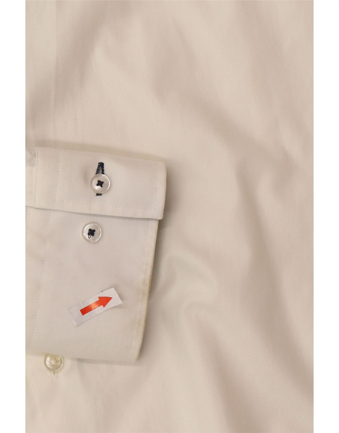 Hugo Boss Camisa Slim Fit para hombre Talla 44 17 1/2 XL Algodón blanco