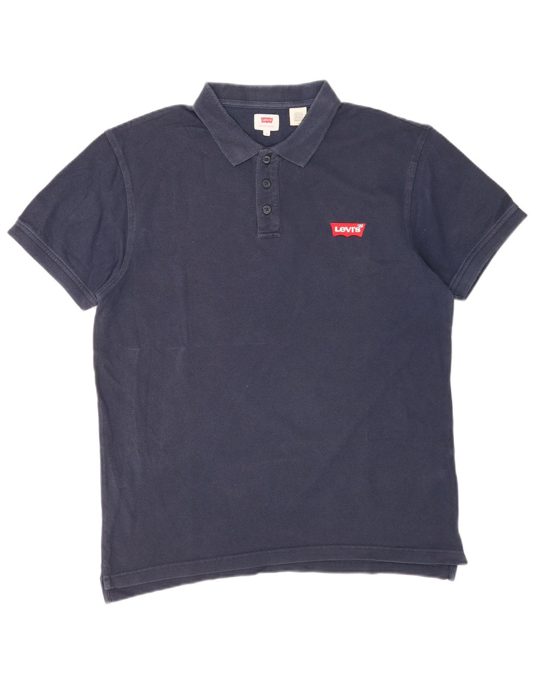 Polo Levi's para hombre de algodón azul marino grande