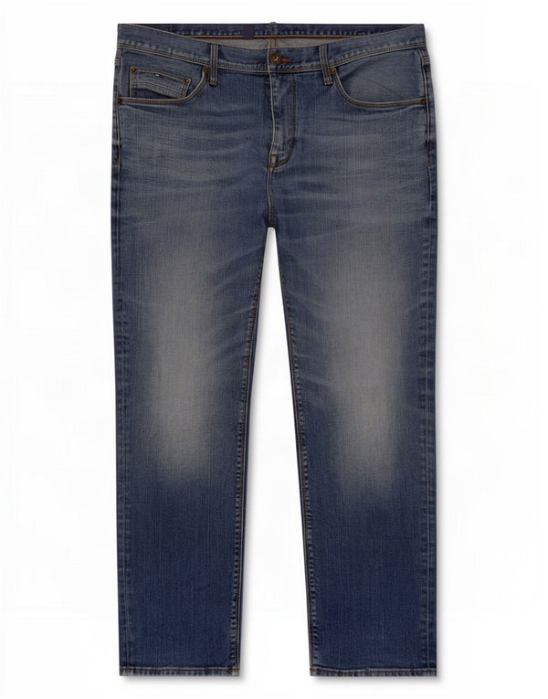 Tommy Hilfiger Vaqueros rectos Denton para hombre W38 L30 Algodón azul