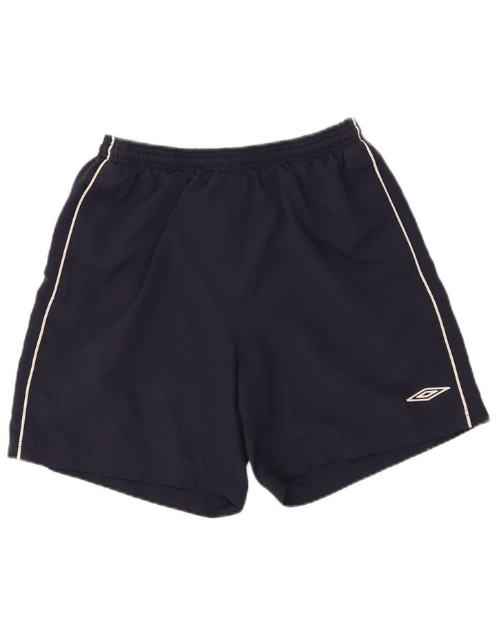 UMBRO Shorts deportivos para hombre Large Azul marino Poliéster
