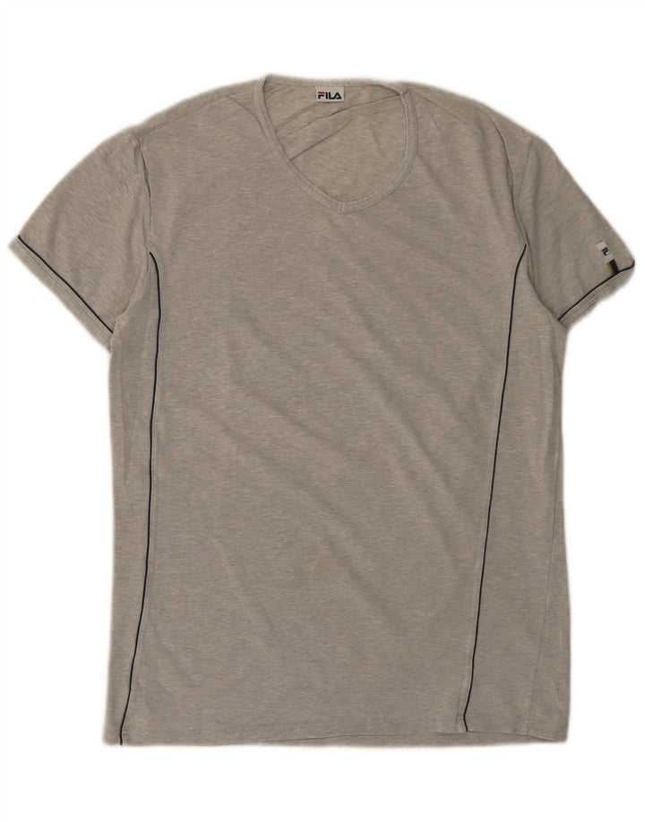 Fila Camiseta para hombre Top Small Grey Moteado