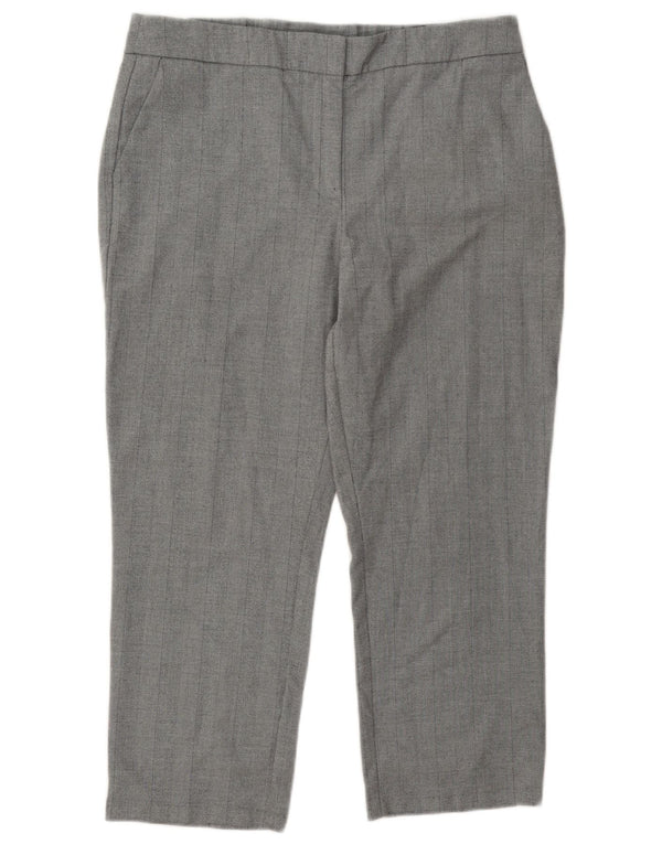 Marks & Spencer Pantalones cortos para mujer UK 40 Large W34 L24 Poliéster gris