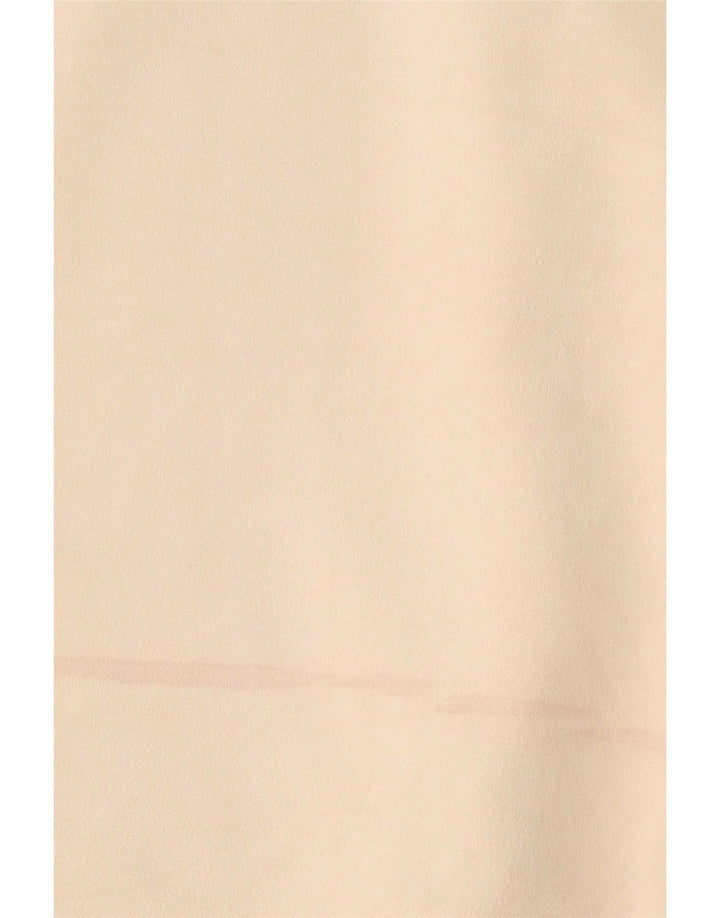Zara Vestido recto para mujer UK 46 Poliéster geométrico beige grande